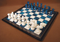 alabaster chess sets
