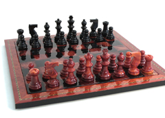 alabaster chess sets