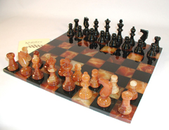 alabaster chess sets