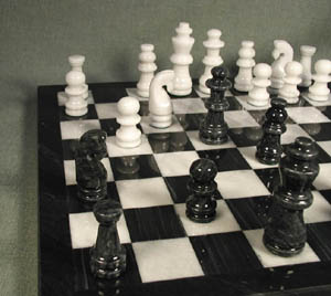 marble chess pieces