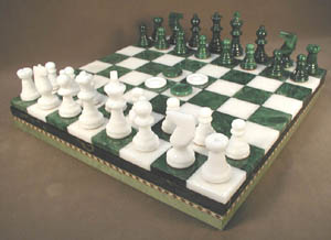 stone chess pieces