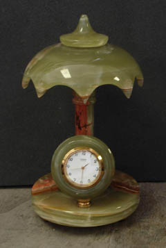 onyx desk clocks