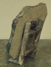oak wood stone clocks