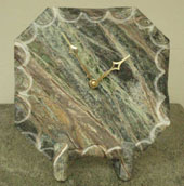 oak wood stone clocks